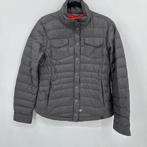 L.L. Bean Downtec water repellent puffer coat Gray Size Small